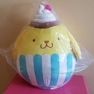 NWT POMPOMPURIN 12” Hello Kitty & Friends Sundae Cupcake Squishmallow